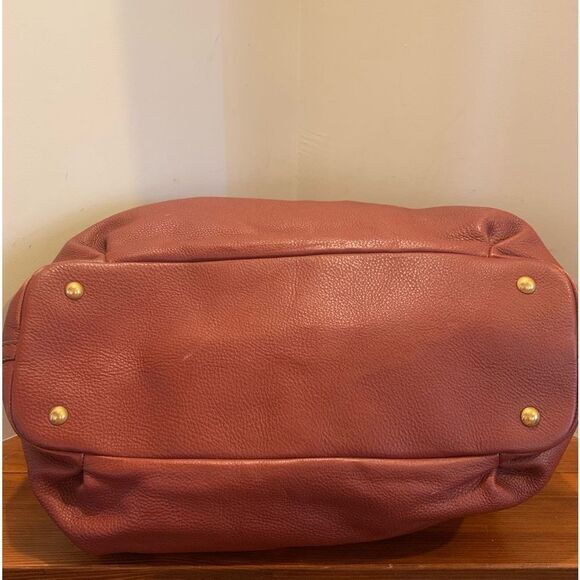 Miu Miu Large Bordeaux Pebbled Tote Bag - Picture 8 of 13